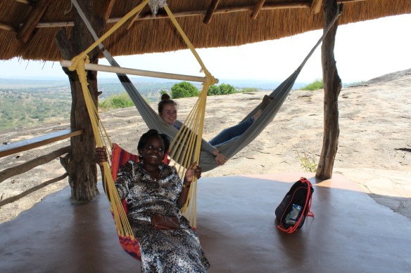 How do you know this was a good stop? Mackenzie & Joseline don't want to get out of the hammocks.