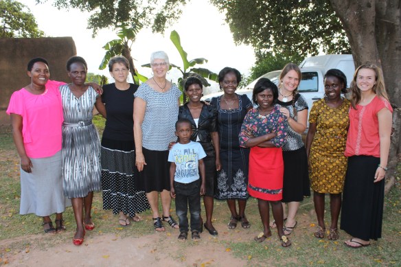 How do you know visitors are about to leave? Lots of group pictures are taken.